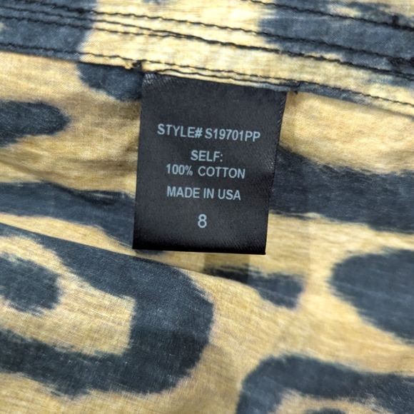 Adam Lippes Animal Leopard Print Dress 8 - Picture 5 of 5